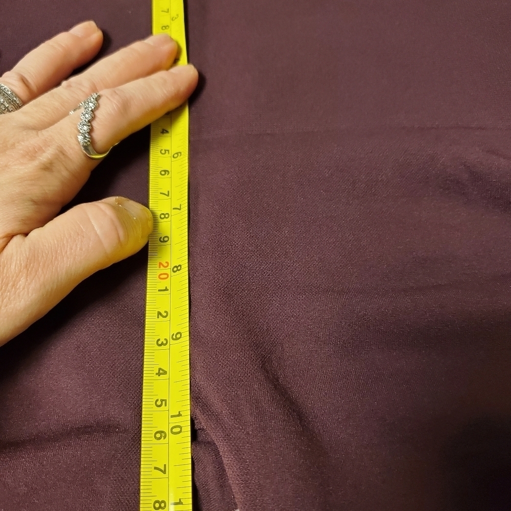 Assets by Spanx burgundy seamless leggings size large - Picture 9 of 13